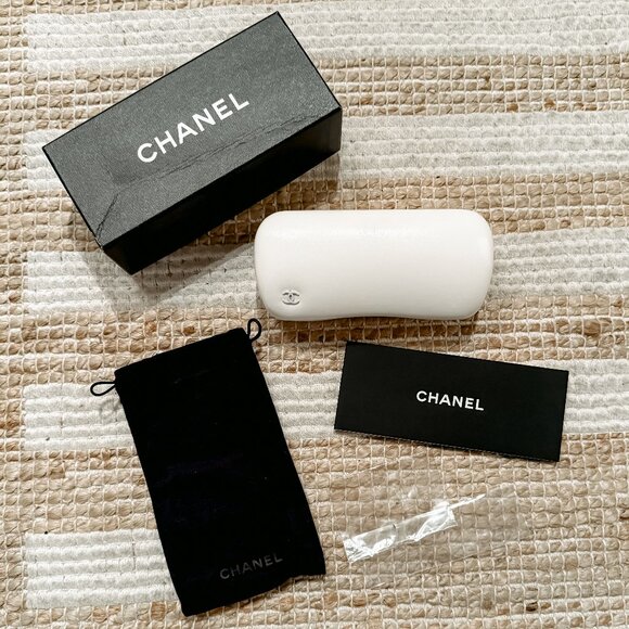 BRAND NEW in BOX CHANEL Camellia Sunglasses - White main image 13
